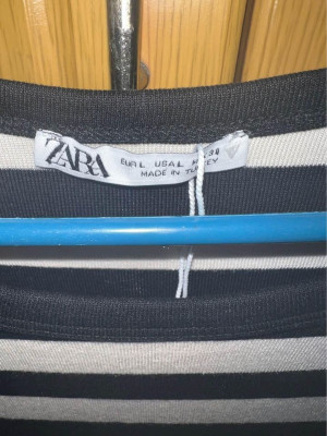 ZARA crop top stripes
