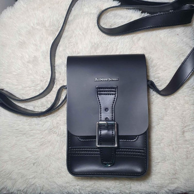 Dr. Martens Leather Vertical Crossbody Bag