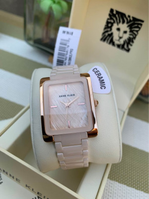 Anne Klein US Ceramic Watch!🇺🇸 Model: AK/2952LPRG