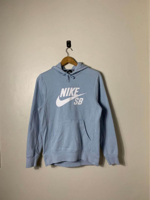 Nike Sb Icon Essential Blue Pullover Hoodie