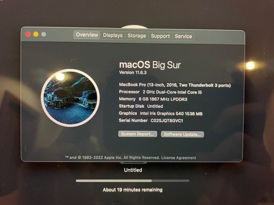 Apple MacBook Pro 2016 - New Batt, 256 GB