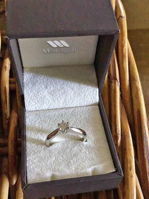 SALE: Mestergull Ring White Gold with Diamond 💍