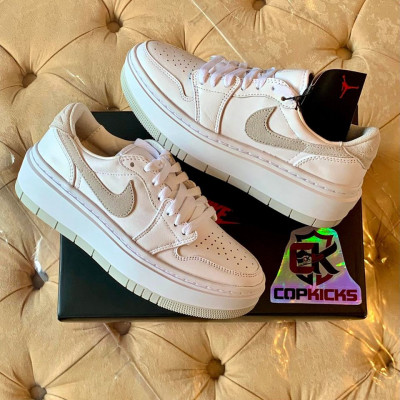 Air Jordan 1 Low Elevate 'White/Neutral Grey-White' 🤍