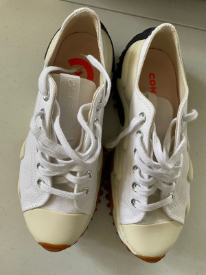 authentic run star motion low platform sneakers