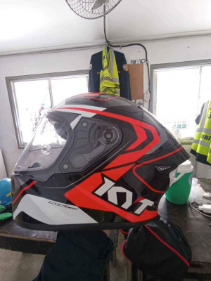 KYT brand motorcycle helmet