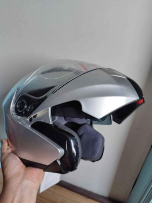 Full Face Modular Dual visor Helmet (Size Large) with Freebie