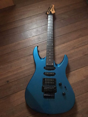 YAMAHA RGZ 312 DARK METALLIC BLUE VINTAGE SUPERSTRAT 24F Made in Taiwan