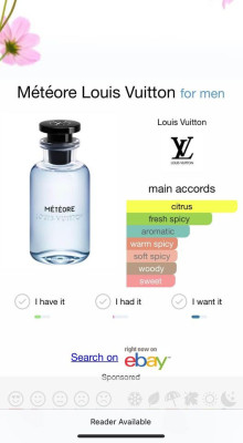 Brand New Original Louis Vuitton Bottle Meteore (10ml)