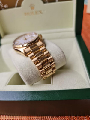 Rolex Day Date White Porcelain dial