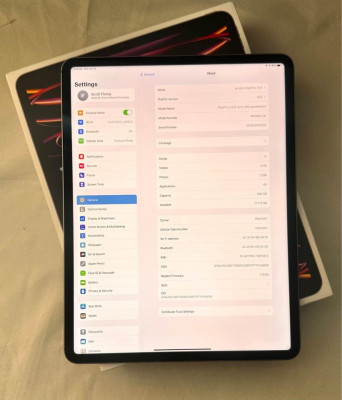 iPad PRO 12.9 M2 256GB (2nd Gen) 2022 Wi-Fi + Cellular