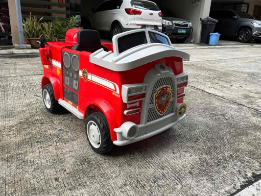 Preloved Kid Trax Paw Patrol Marshall Fire Truck Ride-On from USw