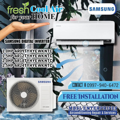 BRAND NEW/Factory Sealed Units Inverter Split Type Aircon