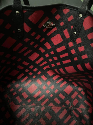 Coach reversible tote