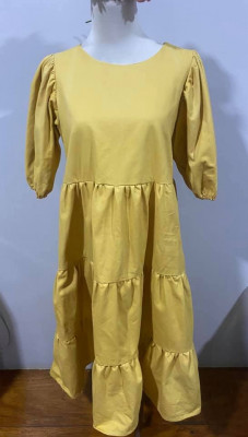 Premium puffy long dress