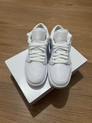 Brand New Air jordan 1 Low Triple White (Authentic)