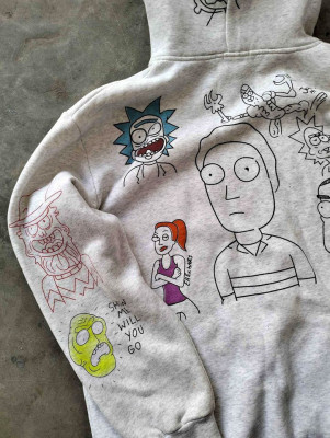 Yeezy x Rick and Morty Hoodie