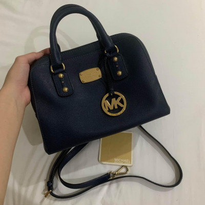 Michael Kors Saffiano Leather Satchel