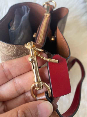 Coach Mini Mollie Bucket Bag with Coach Cardholder LP