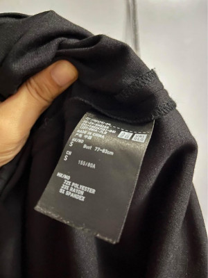 Uniqlo Black Ponte Sleeveless Dress