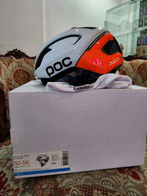 POC Omne Air Spin Helmet Zinc Orange AVIP Small