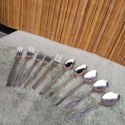 Assrtd Stainless Steel Spoon and Fork