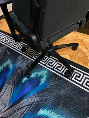 Secret lab Omega gaming chair charcoal blue Soft weave