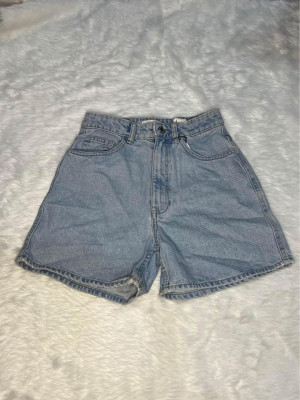 Clean Cut High Waist Mom Shorts