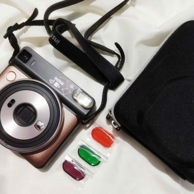 Instax SQ1 Instant Film Camera in Rose Gold