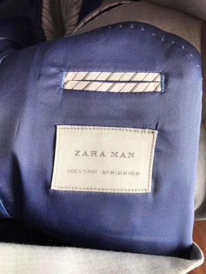 Zara Light Gray Suit