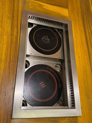 Electric Yakiniku and hotpot BBQ table