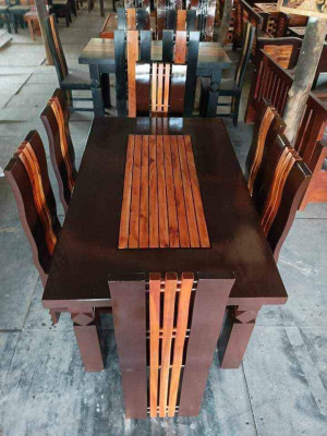 Hulugan solid mahogany dining set