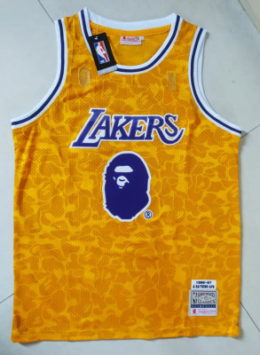 AAPE x Lakers NBA jersey