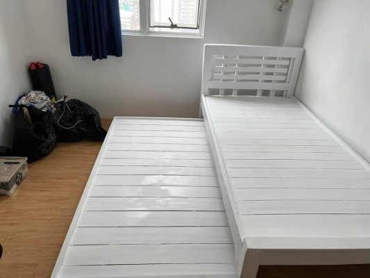 Used Bed Frame with Pull-Out Bed for Sale