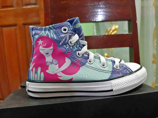 Kids chuck taylor all star hi 'mermaids'