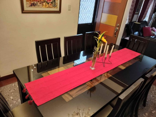 8 Seater Dining Set with Glass