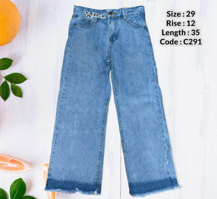 WIDELEG/BAGGY/TATTERED/MOM/SKINNY DENIM PANTS for WOMEN