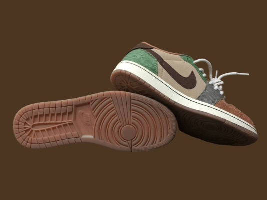 Air Jordan 1 Retro Low OGZ Voodoo (Zion Williamson)