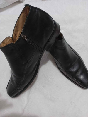 Original GIBI HOMME Black Boots Leather