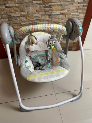 bright starts portable baby swing