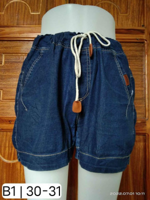 BLUE DENIM SHORTS