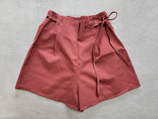 Linen High Waist Shorts