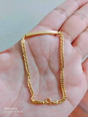 18k Saudi Gold Bracelet