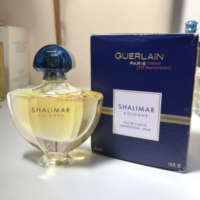 [USED] Guerlain Shalimar Cologne EDT 50ml (2015 BATCH; DENTED BOX)