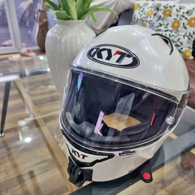 KYT NFR Pearl White XL