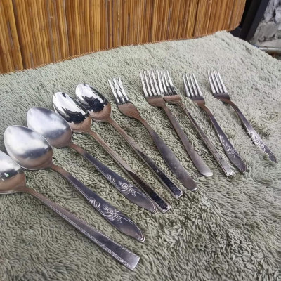 Assrtd Stainless Steel Spoon and Fork