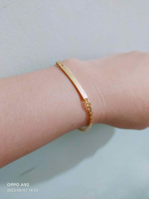 18k Saudi Gold Bracelet