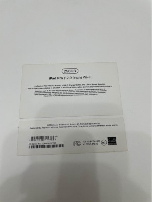 iPad Pro 12.9 3rd generation 256gb