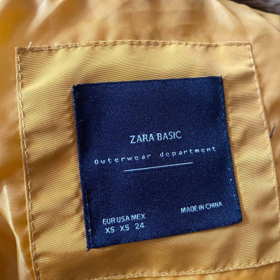 💛 ZARA Thick Mustard Winter Jacket