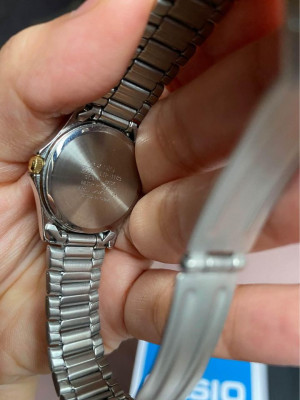 Casio LTP-1183 Watch for Women Two-Tone (silver-gold) with warranty