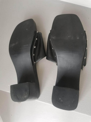 Salvatore Ferragamo Black Sandals Leather